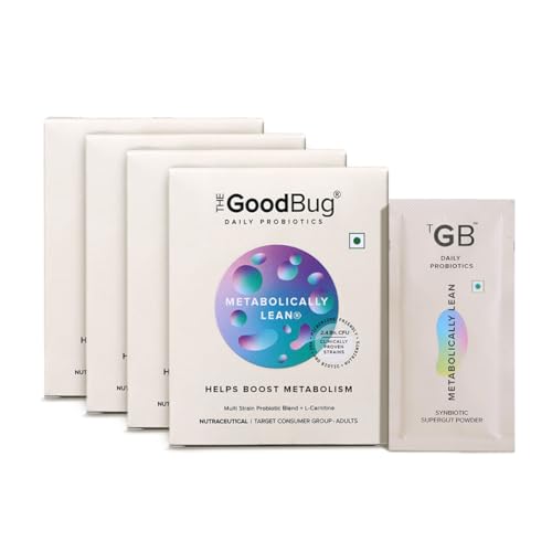 The Good Bug Metabolically Lean: SuperGut Powder|Boost GLP-1| Weight Loss For Women & Men | Probiotics + L-Carnitine | Boost Metabolism & Reduces Cravings Naturally | Naturally | 60 Days Pack