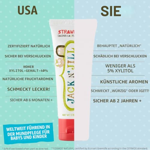 Jack & Jill Jack N 'Jill Natural Tooth Paste Organic 50g – Ansicht 5