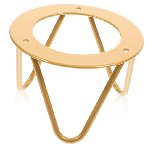 Happyyami Fruit Tray Display Stand Storage Holders with Iron Base for Kitchen Dining Art Decor Elegant Finish for Stylish Organization