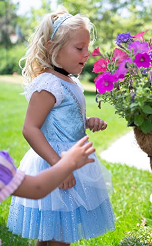 Little Adventures Cinderella Princess Party Dress - Machine Washable Child Pretend Play Costume Outfit With No Glitter (Small Age 1-3) #TOP3