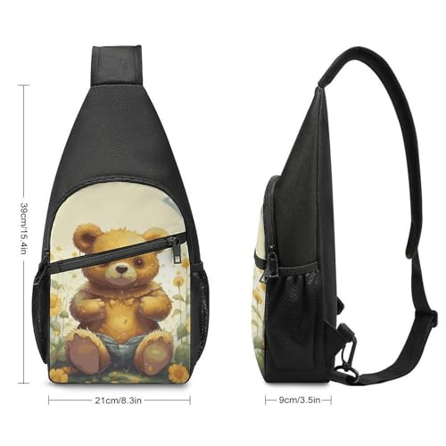 Mochila tipo bandolera para senderismo y uso casual miniatura 2