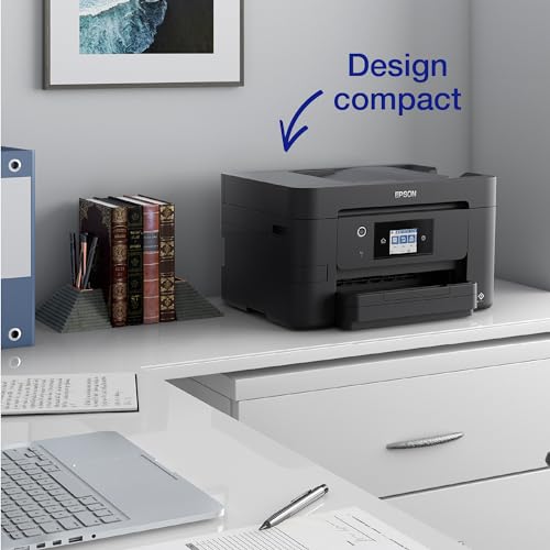 EPSON WorkForce WF 3820DWF | Imprimante professionnelle 4 en 1 Impression Numérisation Copie Fax WiFi Direct Ethernet 21ppm PrecisionCore ADF Compacte Idéale pour maison et bureau - vue 10