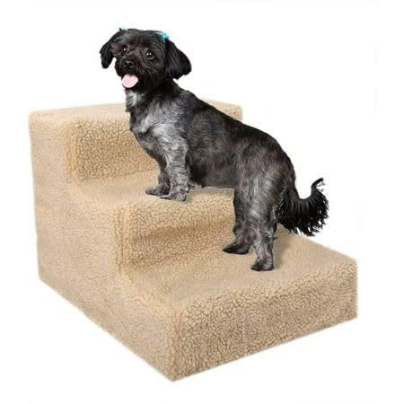 Dog/Cat Stairs/Polythene Foam Ladder 3 Steps Ramp/Ladder Off White Color Dog Stairs to get on High Bed for Cat and Pet Steps at Home or Portable by Bhumi Enterprises (Off White) (B0CT3F8HV7) Amazon Price History, Amazon Price Tracker