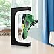 Schwebendes Schuh-Display Magnetische Levitation Sneaker Stand mit LED-Licht Rotierende schwebende Halterung Rack für Schuhe Sammler Werbung Ausstellung Schuhgeschäft Show Home Dekoration, Schwarz