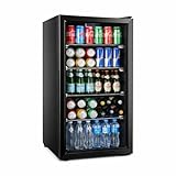 Générique Mini Armoire à Boissons 72 L – Vitrine Réfrigérée Noire – 0 à +10°C – Porte Vitr...