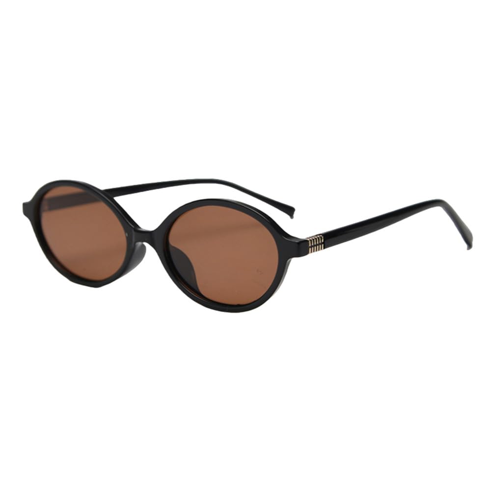 Petites lunettes de soleil rondes polarisées ovales pour hommes rétro vintage acétate homme