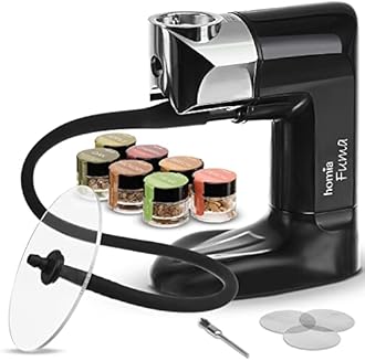 Cocktail Smoker Kit - Whiskey Smoker Kit - Smoke Infuser - Starter Kit, 12 PCS, Smoker Machine with Accessories and Wood Chips - Indoor Smoker - Gift for Men