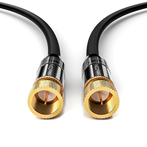 Câble d'antenne SAT deleyCON 20m pour corriger les pertes de signal TV coaxial