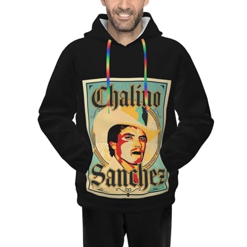Chalino Music Sanchez Hoodie Men Sweatshirt Long Sleeve Hoodies Pullover Fashion Drawstring Hoodie With Pocket