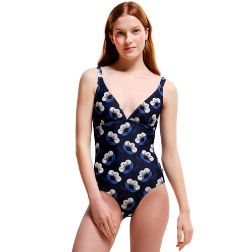 Regatta Womens Orla Kiely All One Piece Swimming Costume - Navy Passion - XS/4