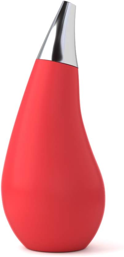 Kitchen Bathroom Counter top Squeezable Soap Dispensers Tear Drop Shape Bottle (Black, ~7oz) : Home & Kitchen