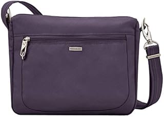 Travelon Women's Modern Crossbody Bag, Purple, One Size
