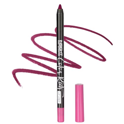 Image of INSIGHT Color Rich Lip Liner| Intense Pigment| Enriched with Jojoba Oil & Vitamin E| Defines, Shapes & Nourishes Lips | Long-Lasting |Bite of Plum -1.5g