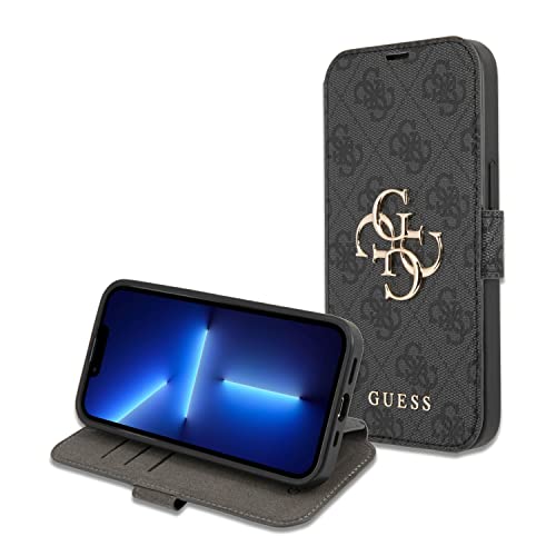 GUESS GUBKP13X4GMGGR Coque de Protection pour iPhone 13 Pro Max 6,7" en hĂŞtre AV