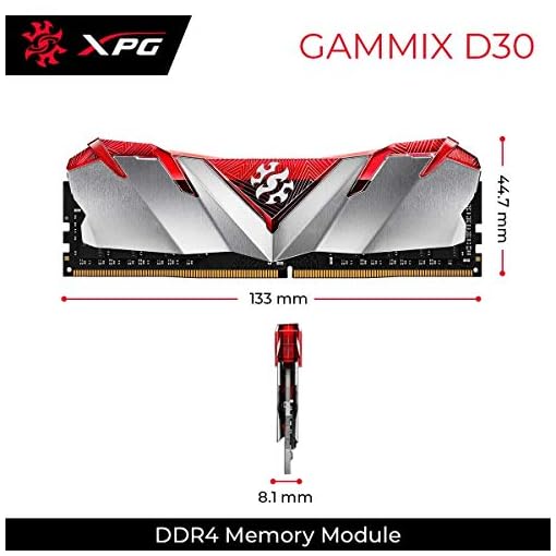 A-Data Xpg Adata Gammix D30 Ddr4 3200Mhz 8Gb (1X8Gb) Desktop U-Dimm Memory (Ax4U320038G16-Sr30) - Image 6