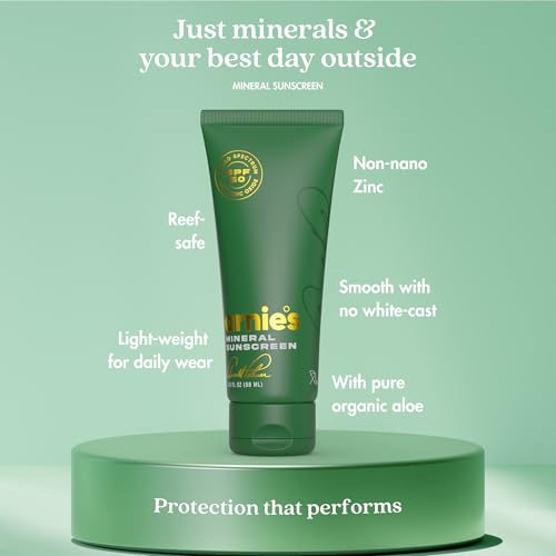 Image of Arnie's Mineral Sunscreen SPF 50 by Arnold Palmer - Lightweight Daily Face & Body Sunscreen for Sports & Outdoor Use - Non-Greasy Zinc Oxide with Organic Aloe, No White Cast, Tear-Free 3.0 Fl. Oz.