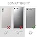 kwmobile Case Compatible with Sony Xperia XZ1 - Clear Case Soft Slim Flexible Protective TPU Phone Cover - Transparent