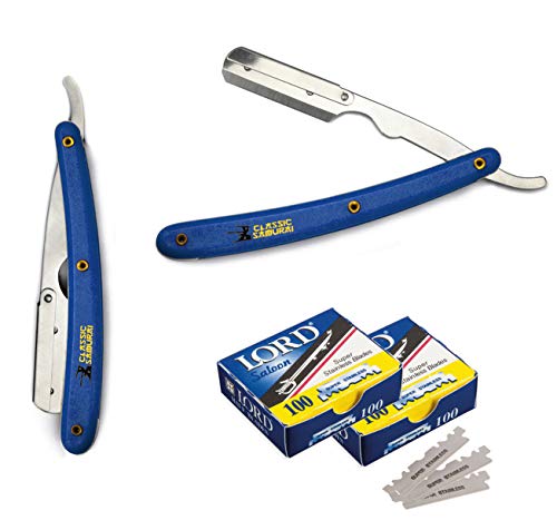 Classic Samurai Stainless Steel Professional Barber Folding 