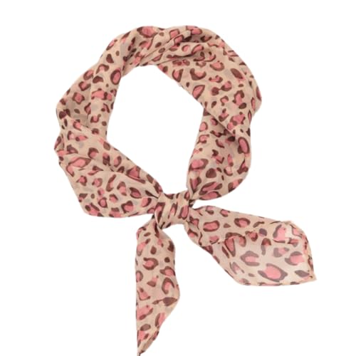 Leopard print scarf for women, soft and comfortable fabric, neck gaiter for daily travel or daily wear