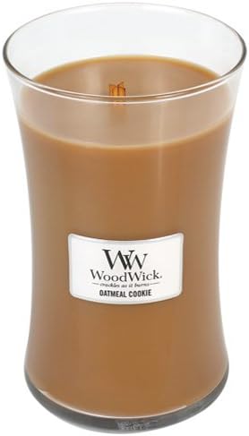 WoodWick Oatmeal Cookie Pluswick Large Hourglass Candle, 22 oz.