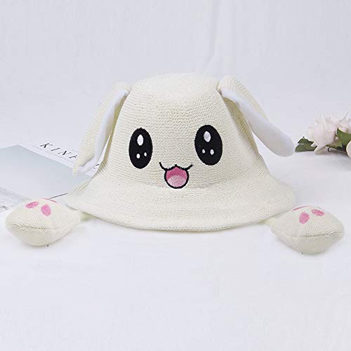 Chapeau de pêcheur lapin enfant style 4 en coton confortable