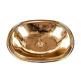 El lavabo es empotrado Lavabo marroquí de cobre martillado a mano