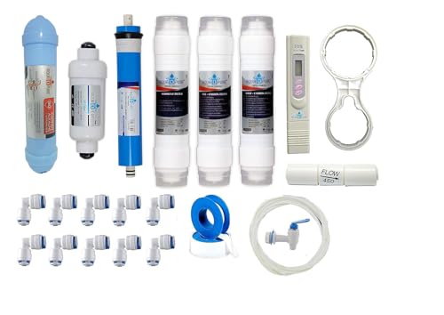 Image of AQUA D PURE from remino Complete RO Service Kit with Copper Alkaline Filter Cartridge,Suitable for All Type of RO Water Purifier