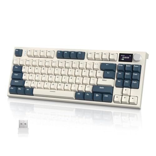 K86 ���C�����X���J�j�J���L�[�{�[�h�������i ���^���m�u�t�� �K�X�P�b�g�}�E���g �z�b�g�X���b�p�u�� TFT �X�N���[�� 2.4G USB-C(Time machine)