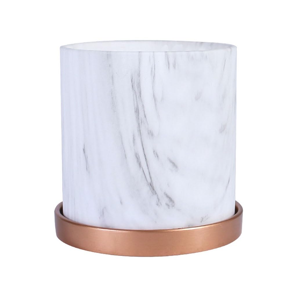 GELASIGE Flower Pots Creative Simple Flowerpots Nordic Flowerpots Light Luxury Ceramic Flowerpots Succulent Plant Pots Outdoor Flower Pots