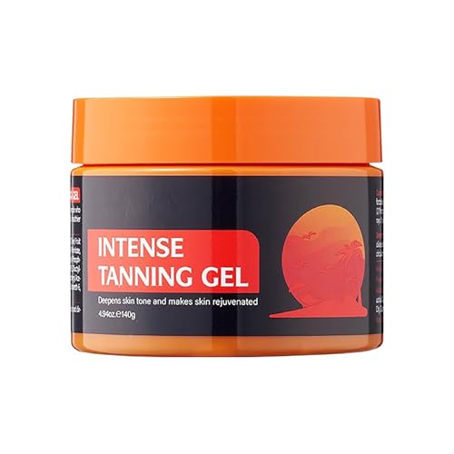 Bronce Glow Intensive Tanning Gel Blissshe Gel de bronceado para la piel para el cuerpo Blissshe Tanner Loción para bronceado rápido, bronceado más oscuro con menos exposición al sol, espuma de ducha