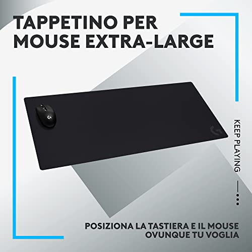 G840 Gaming Mouse Pad XL, Ottimizzato per i Sensori da Gioco, Attrito Moderato, Antiscivolo, Accessori da Gioco per Mac e PC, 900 x 400 x 3 mm - Mouse gaming - Immagine 1