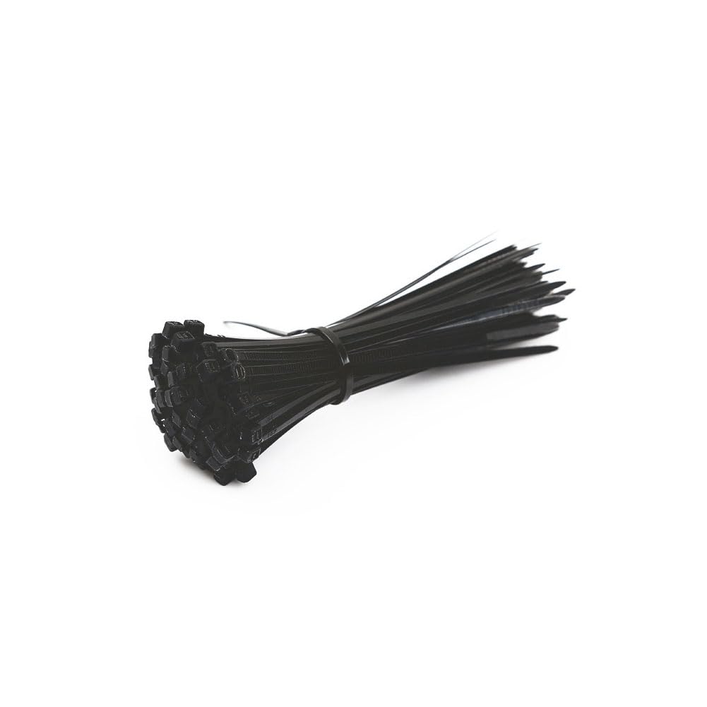 Fascette stringicavo 100 pezzi autobloccanti fascette stringicavo in plastica regolabile fascette stringicavo in nylon resistente ai raggi UV per riparazioni macchine gestione cavi giardinaggio
