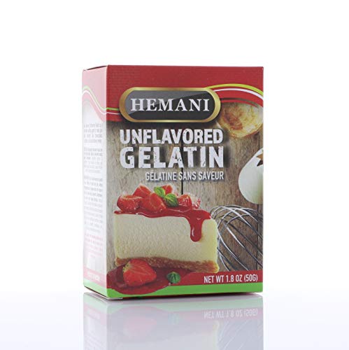Unflavored Vegetarian Gelatin (1.8 oz) 50g | 100% Halal, Kosher, & Vegetarian Gelatin