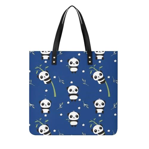 Sac à bandoulière Panda femmes | Grand tote bag cabas de voyage 39x39cm