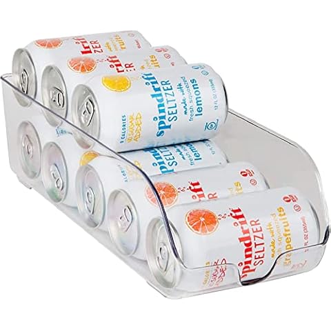 Dial Industries Refrigerator Soda Beverage Can Dispenser, Clear Cover