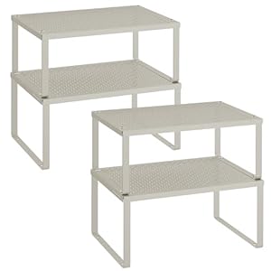 SONGMICS Gewürzregal 4er Set Küchenregal