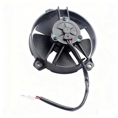 Ventilador de hoja recta de 5,2 pulgadas con motor de 12V de alto flujo de aire 3