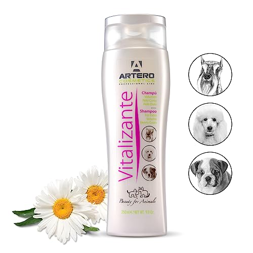 Artero Vitalizante. Shampoo für Hunde, die Volumen benötigen, für empfindliche Haut oder häufiges Waschen. Enthält natürliche Inhaltsstoffe. Ideal für Pudel oder Terrier (250 ml).