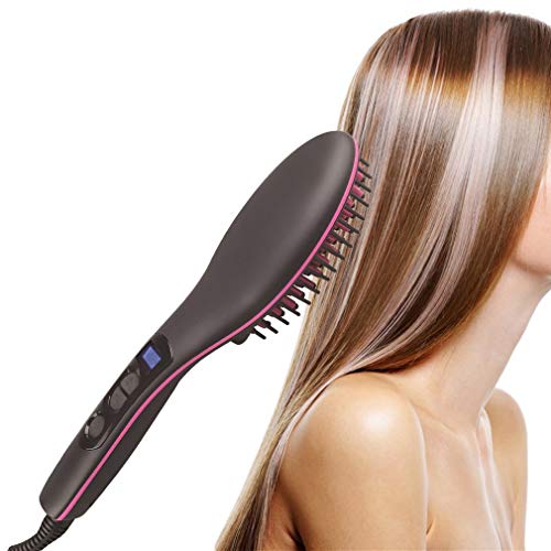 Plancha para el cabello eléctrica mágica con peine, antiescaldante y tacto cómodo miniatura 2