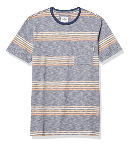 Rip Curl Men's Big Boys' SURF Revival Stripe Shirt, Navy, X-Large