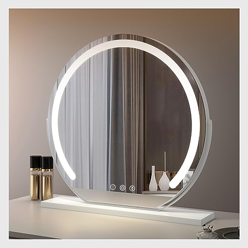Espejo de tocador LED con brillo ajustable para lograr un maquillaje perfecto en tu rutina