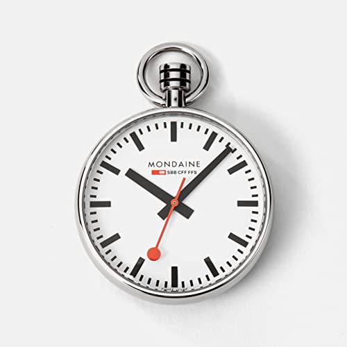 モンディーン MONDAINE 懐中時計 A660.30316.11SBB POCKET WATCH シルバー/ホワイト [並行輸入品]