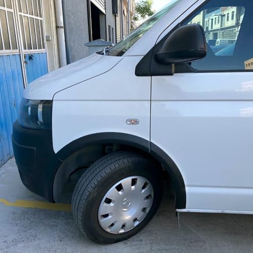 Molduras de paso de rueda VW Transporter T5-T5.1 negro mate para guardabarros batalla corta
