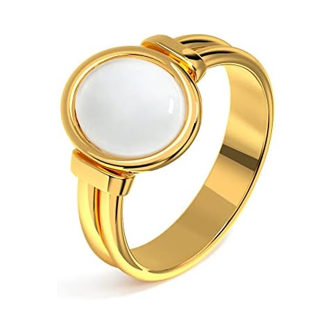 YeGieonr Bague Femme Plaquée Or Cover