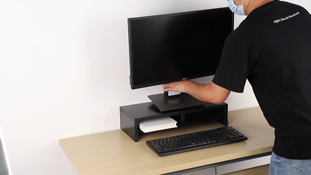 Wakects Supporto per Monitor in Legno, Supporto per Monitor da