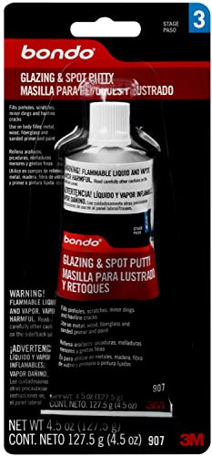 Bondo Body Repair Kit, Original Formula For Fast, Easy Repair & Restoration Of Your Vehicle, 00310, Filler 12.6 Oz And Hardener: 0.5 Oz, 1 Kit #TOP7