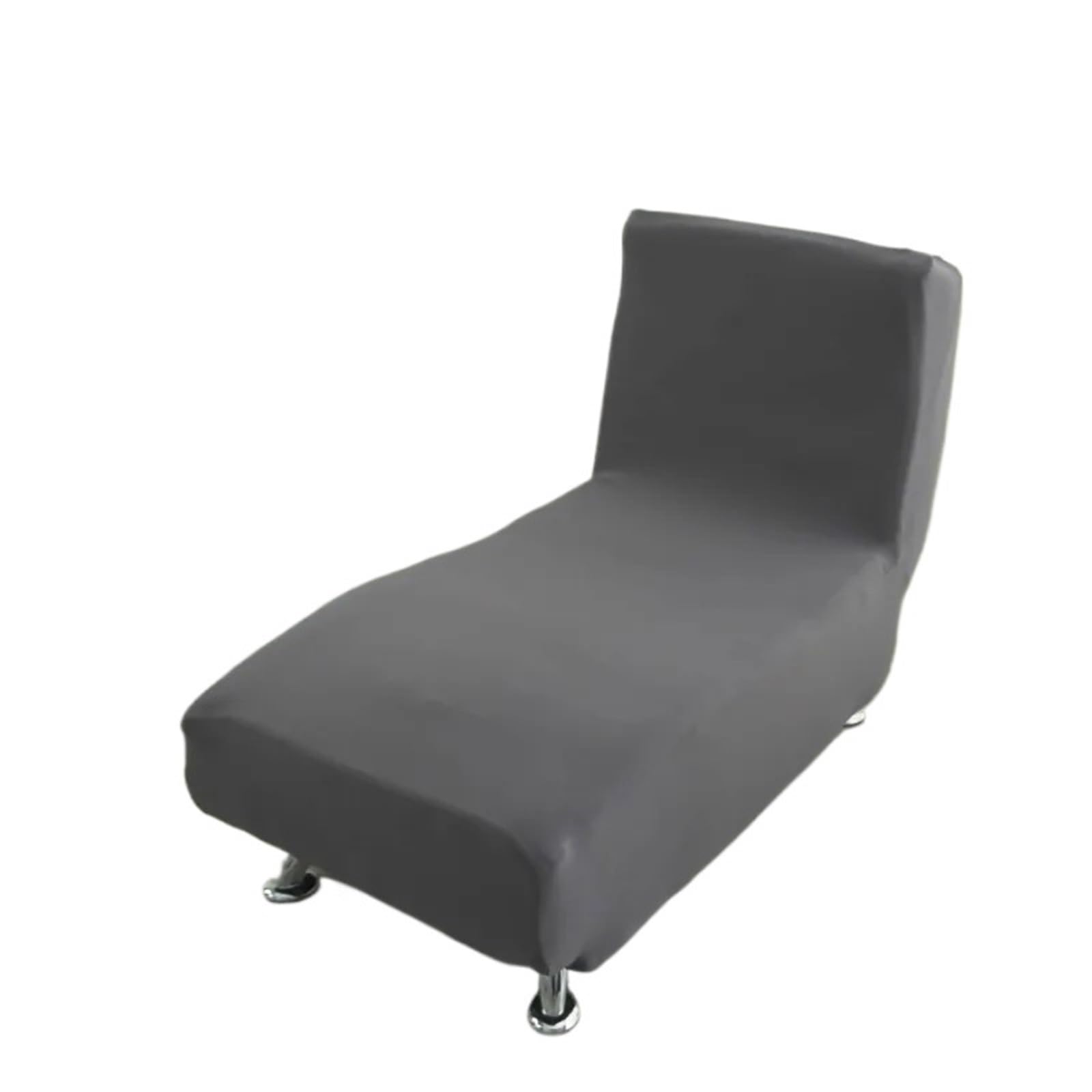 DHYUACN Armless Sofa Slipcover Stretch Armless Chair Protective Cover Elastic Velvet Chaise Longue Sofa Bed Armcair Slipcovers(Color 6)