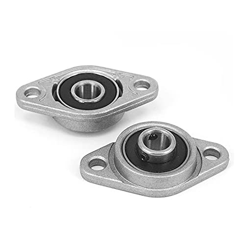 Comidox 4Pcs Kfl08 2 Bolt 8Mm Bore Self-Aligning Flange Ball Bearing #TOP5