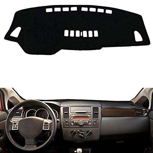 Car Dashboard Cover Dash Mat Dash Pad DashMat Carpet ANti-UV NON-Slip For Nissan Versa Tiida C11 2007 2008 2009 2010 2011