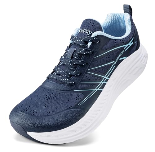 Geococcyx Zapatillas Running Hombre Puntera Ancha Azul 42 EU